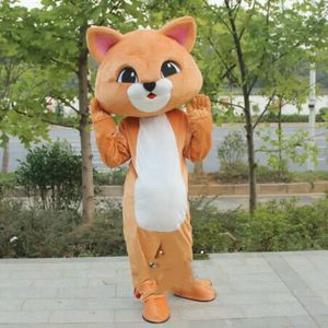 Costume de poupée de mascotte Nouveau costume de mascotte de chat Costumes à fourrure Jeu de fête Fursuit Robe de bande dessinée Tenues Carnaval Halloween Noël Pâques Ad Vêtements