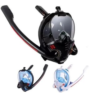 Masks Diving Masks Double Snorkeling Mask Tube Diving Mask Adults Kid Swimming Mask Diving Goggles Self Contained Underwater Breathing A