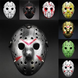 Mascarade Masques Jason Voorhees Masque Vendredi 13 Horror Movie Hockey Effrayant Halloween Costume Cosplay Plastic Party FY2931 ss1230