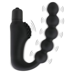 Masaje 10 modos vibrador Anal Plug Vagina P-Spot masajeador de próstata juguete sexual para pareja masajeador de punto G producto sexual adulto para mujeres Gay