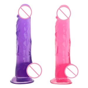 Pene de simulación de 225x44mm, consolador grande, Sex Shop, juguetes eróticos para adultos, trasero Anal para mujer, juguete caliente