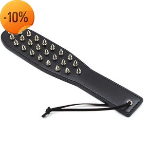 Massage Adult Slave Sex Games Fessée Fouet avec Rivet pour Fétiche Bdsm Punir Stimuler Bondage SM Fessée Sex Toys pour Femmes Couples Flirt