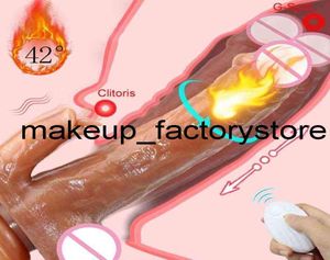 Massage automatic remote control telescopic rotation realistic dildo penis vibrator adult sex toys for woman big vagina female mas2756849