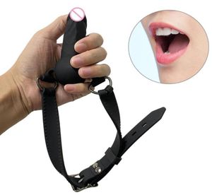 Masaje consolador gag balón de silicona ajustable para juegos bdsm bouth bouth gag sm polla juguetes sexuales para adultos con esclavitud restrictiva 8584410