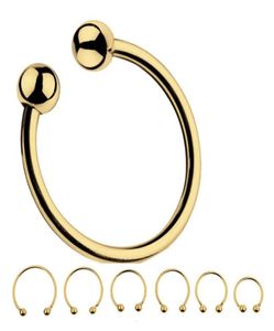 Artículos de masaje Chasity Male acero inoxidable anillo de pene de 6 tamaños Rings de polla de plata de oro Sexy Toys for Men Masturbate Men039s 5996946