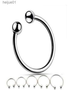 Massage Items Male Chasity Stainless Steel Penis Ring Cock Rings Sexy Toys for Men Male Masturbate Men039s Ring Penis Enlargeme7087997 L230518