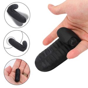 Artículos de masaje Mini vibrador de dedo Juegos sexuales para adultos Juguetes sexy para mujeres Estimulación de la vagina G-spot Vibrating Massager Products