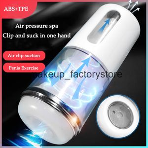 Massage Newest Reusable Air Vacuum Male Masturbation Cup Soft Pussy Sex Toys Transparent Vagina Adult Penis Exercise Products Pocket Cup