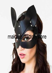 Masaje Sexy Women Bdsm PU Cuero Máscara de cuero Cosplay Fetish Adulto 18 Juguetes sexuales para mujeres Juegos de parejas Rave Sexual Toy AD8517562