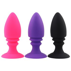 Stimulateur Anal en Silicone, jouets sexuels pour femmes et hommes, produits de sensation de peau, Plug Anal, perles, gelée de Prostate