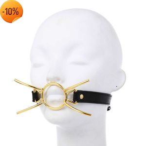 Massage Spider X Style O Ring Mouth Gag Sex Toys avec sangle de retenue réglable pour les femmes Fetish Roleplay Bdsm Bondage Fixation orale