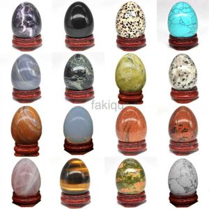 Massage Stones Rocks 30x40mmm Pâques en forme d'oeuf Stone Natural Healing Crystal Kegel Massage MASSARE