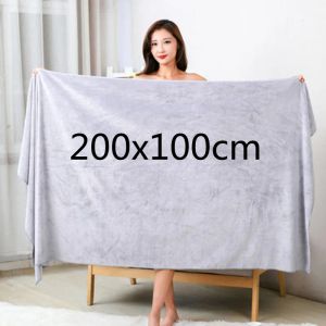 Massager 200x100beauty salón de baño de salón y masaje de toallas faciales para toalla de toalla grande y gruesa absorbente de microfibra de vapor suave