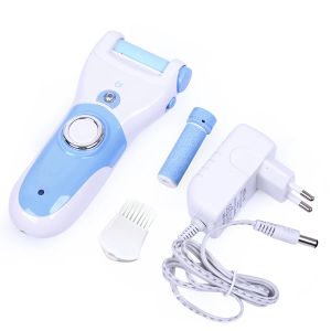 Masseur électrique électrique rechargeable exfoliantur calleuse ratelover pieds outil kit de pédicure sholl pour la peau morte à deux rouleaux de remplacement