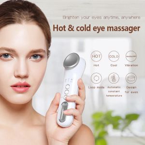Varita masajeadora de ojos fría y caliente Tinwong, varita eléctrica de masaje vibratorio para ojeras e hinchazón de ojos, revive la fatiga, masajeador.