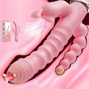 Masseur amélioré léchage de langue vibrateur femmes Masturbation Av vibrateurs à pointes Clitoris stimuler le vagin point G orgasme érotique