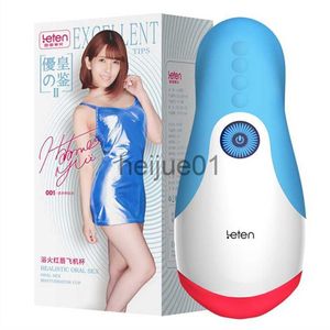 Masturbateurs Leten Yui Hatano Fellation Mâle Masturbateur Coupe Gorge Profonde Sexe Oral Masturbation Interactive Sex Machine Chauffage Sex Toys pour Hommes x0926