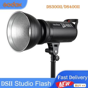 Matériel Godox DS300II DS400II 220V / 110V Studio Flash Light Photo Strobe Light for Studio Video Recording and Photography