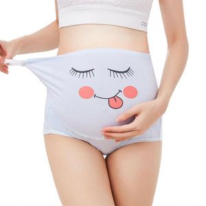 Bas de maternité coton culottes de grossesse femmes sous-vêtements pour culottes enceintes caleçons dessin animé post-partum slips pantalons courts