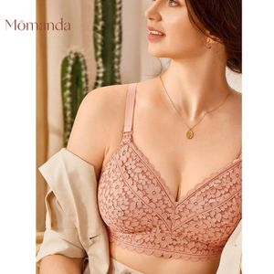 Intimates de maternité MOMANDA soutien-gorge de pompage mains libres allaitement maternité sans fil dentelle sous-vêtements sexy soutien-gorge d'allaitement pour femmes tout en un DD E F 230927