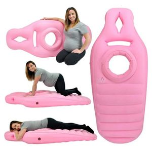 Oreillers de maternité oreiller de grossesse gonflable tapis de Yoga pour femmes enceintes matelas corps lit de couchage 231127