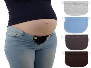 Ceinture de maternité femmes enceintes 039s, boucle d'extension de ceinture, extension élastique, pantalon doux, grossesse, allongement de la taille réglable8645462