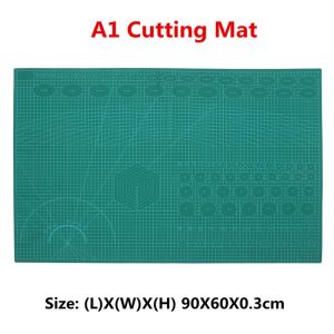 Mats A1 PVC auto-guérison Rotary Cutar Mat Mat à double gibier de poignée de courte