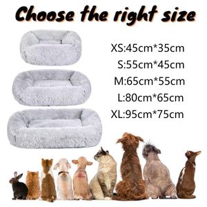 Mats Super Soft Dog Bed Plush Cat Mat Dog Beds Large Dogs Bed Labradors House Square Cushion Pet Product Accessories Rectangle Plush