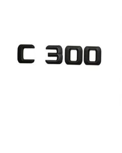 Matt Black Quot C 300 Quot Trunk Letters Trojo Word Emblema Emblem Letter Sticker para Mercedes Benz C Clase C3001656385