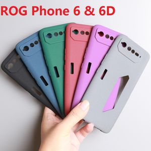 Étuis mats pour ASUS ROG Phone 6 6D 5 5s Pro Case Soft Protective Skin Ultimate Silicon Cover