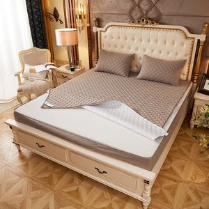 Almohadilla de colchón de 6 lados, cubierta completamente cerrada, Protector impermeable, cama de alta calidad con cremallera, sábana bajera a prueba de polvo 230626