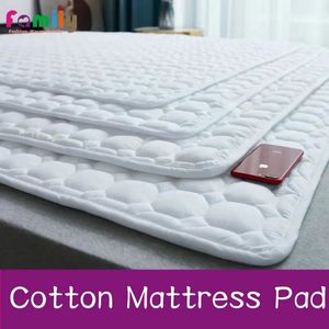 Mattress Pad Cotton el Single Double Non-Slip Mat el Thin Mattress Protective Pad Student Dormitory Bed Cotton-Padded Mattress Cushion 231120