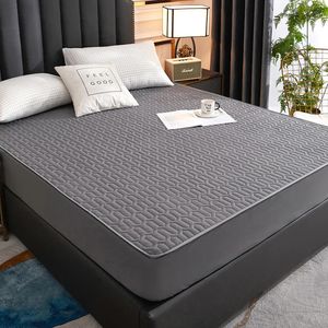 Mattress Pad Waterproof Cover Cartoon SkinFriendly Fitted Sheet Bed Stretch Breathable Latex Protector For Room 231017