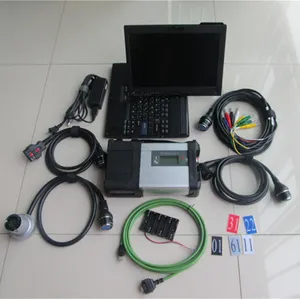 MB Star C5 herramienta de diagnóstico de reparación de automóviles SD Compact 5 escáner automotriz 360GB SSD con xentry V2023.09 X200T 4G portátil usado