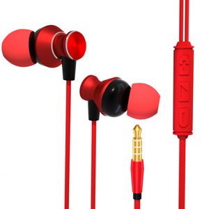 3.5mm filaire écouteurs Sport écouteurs intra-auriculaires téléphone basse écouteurs avec micro métal casque écouteurs pour iPhone xiaomi iPod iPad