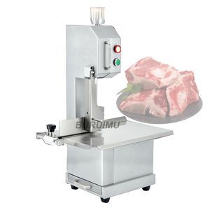 Coupe-viande scie os tranches de viande congelées machine gros bétail steak de mouton