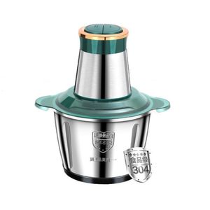 Meat Grinders Portable Household Stainless Steel Electric Chopper Vegetable Slicer Machine Food Processor 230201