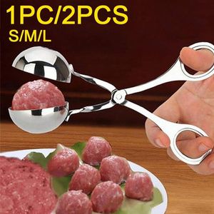 Meat Poultry Tools Meatball Maker Tool Clip bie Non Stick Stuffed Ball Spoon Shaper Cooking Scoop Stainless Steel Kitchen Accessories 230814