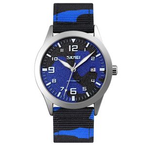 Reloj deportivo mecánico de 41 mm para hombre, bolsa de tela tejida resistente al agua, proceso de tejido, relojes 05