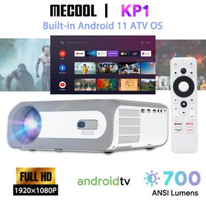 MECOOL KP1 Proyector de cine en casa 1080P FULL HD 14000 lúmenes Dispositivo de visualización para películas Pantalla LCD de 5 pulgadas Proyector portátil KD5