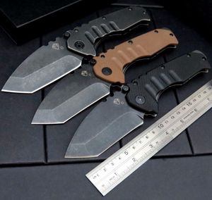 Medford C1137 cuchillo de bolsillo con mango de acero/G10 para hombre, bonito cuchillo plegable de supervivencia, cortador de caja, cuchillo de utilidad EDC de autodefensa 321