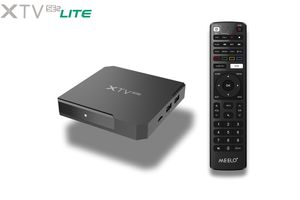 MEELO + XTV SE2 LITE Android 11 TV Box Xtream Codes Media Decoder 2.4g / 5G WiFi Smart le joueur de harceleur Amlogic S905W2 2 Go 8 Go vs XTV Pro