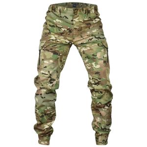 Mege tactique Camouflage Joggers extérieur Ripstop Cargo pantalon vêtements de travail randonnée chasse Combat pantalon hommes Streetwear 240125