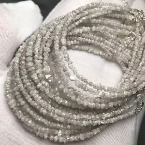 Meihan Wholesale Top Natural White Diamond Rocks Original Rocks Loose Perles Gem Bracelets en pierre 925 Silver Design Products Tanding 231221