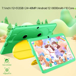 Meikeduo Tablet inteligente Educación temprana Hine HD Pantalla HD de 7 pulgadas GPS Bluetooth Memory Tarjeta