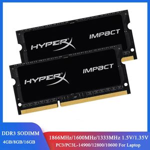 MEMORIA RAM DDR3L DDR3 4GB 8 Go 16 Go 1600 1333 1866MHz Mémoire sodimm PC3-12800 14900 10600 ordinateur portable 1.35V 1.5V 204pins RAM 231221