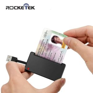 Lecteurs de cartes mémoire Rocketek Smart Reader USB 2 0 Clone pour banque d'identité EMV électronique DNIE DNI Sim Cloner adaptateur PC 231117
