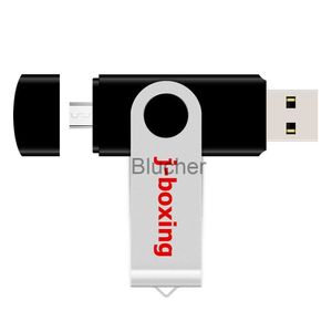 Tarjetas de memoria USB Stick Tarjetas de memoria USB Stick J-boxing Black OTG 16GB Dual Port Pendrive 16gb Micro USB Flash Drives disco usb para Android Samsung Huawei Tablets x0720