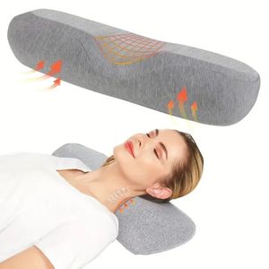 Almohada de espuma de memoria almohada ortopédica ortopical ergonomía masaje para dormir dormo dolor alivio de reembolso lento y240321