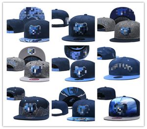 Memphis Mens Womens Ja Morant Grizzlies Basketball Snapback Chapeaux Baseball Football Cap Flat Ajustement Cap Sports Mélange de chapeau 5779660